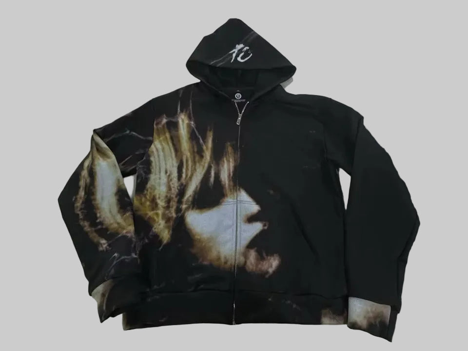 Blond hoodie